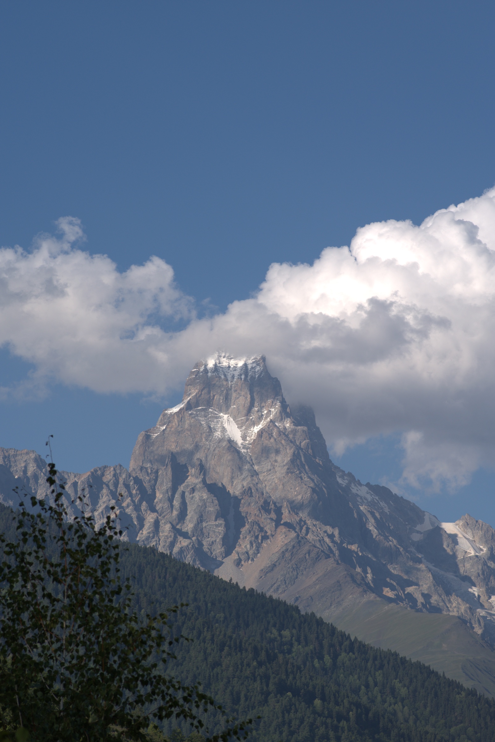 Ushba twin peaks, Svaneti, Georgia